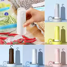 آلة تعبئة وتغليف الفراغ المحمولة، آلة ختم الأكياس القابلة لإعادة الشحن  USB، آلة ختم الطعام الفراغية المنزلية